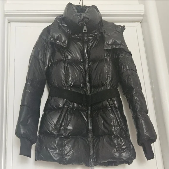 SAM. SOHO BELTED MID LENGTH PUFFER JACKET MEDIUM - Picture 5 of 16